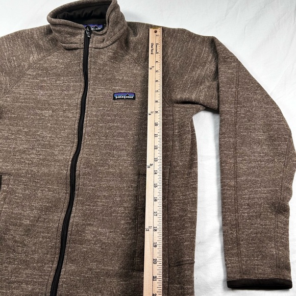 Patagonia Better Sweater Fleece Jacket Brown Full Zip Men’s Size S - Picture 11 of 12